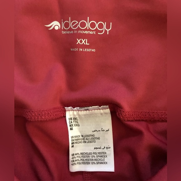 NWT Ideology High Waisted Side Pockets 7/8 Length Compression Leggings Sz XXL - Picture 4 of 7